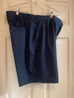 Mens Nike Dri Fit Classic Navy Blue Lightweight Golf Shorts